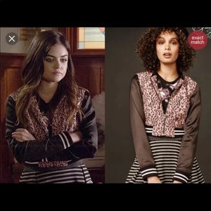 PRETTY LITTLE LIARS CHEETAH PRINT JACKET